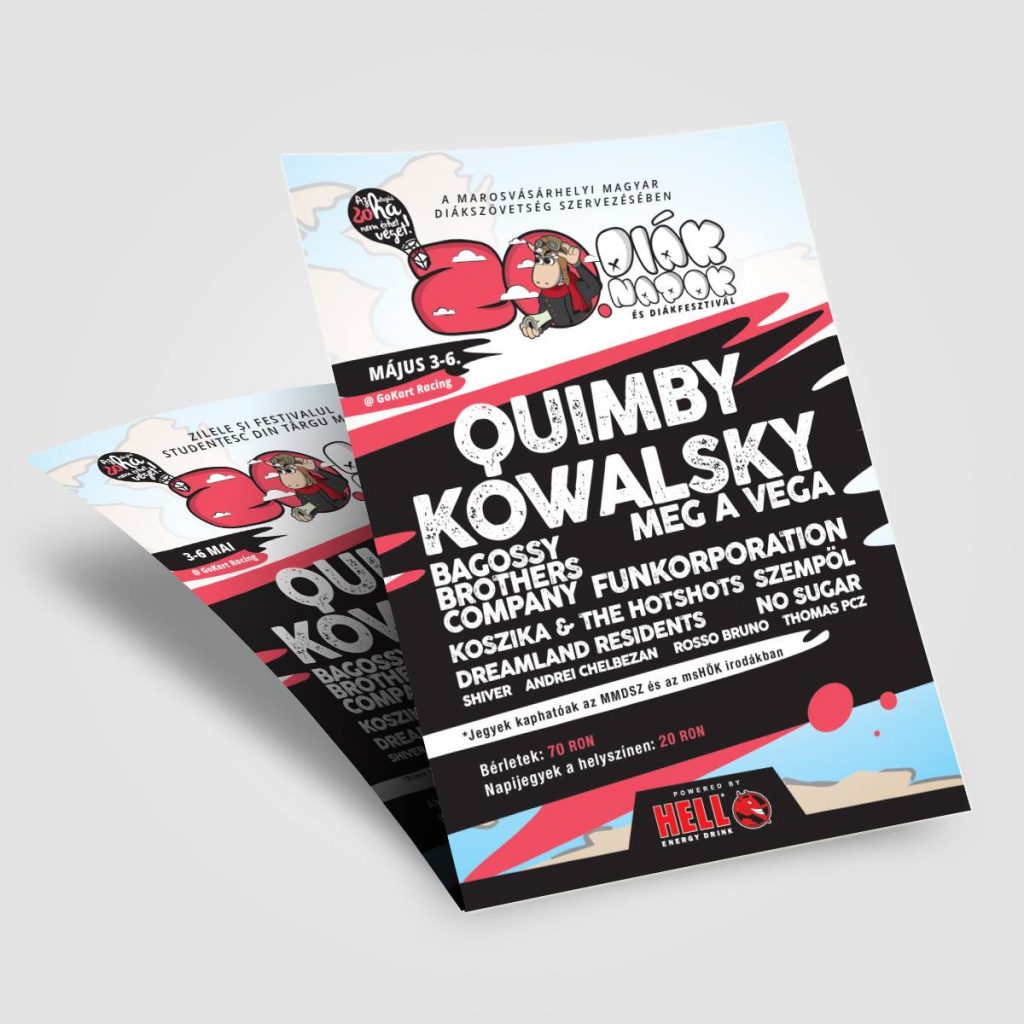 Marosvásárhelyi Diáknapok 2017 Plakat Design