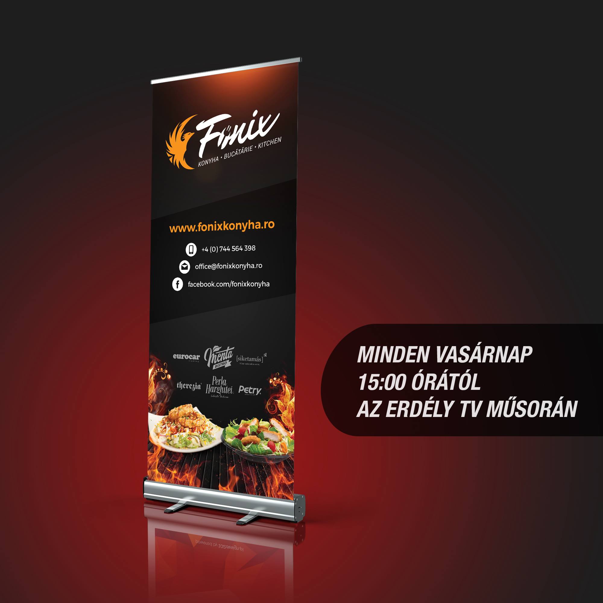 Főnix Konyha rollup