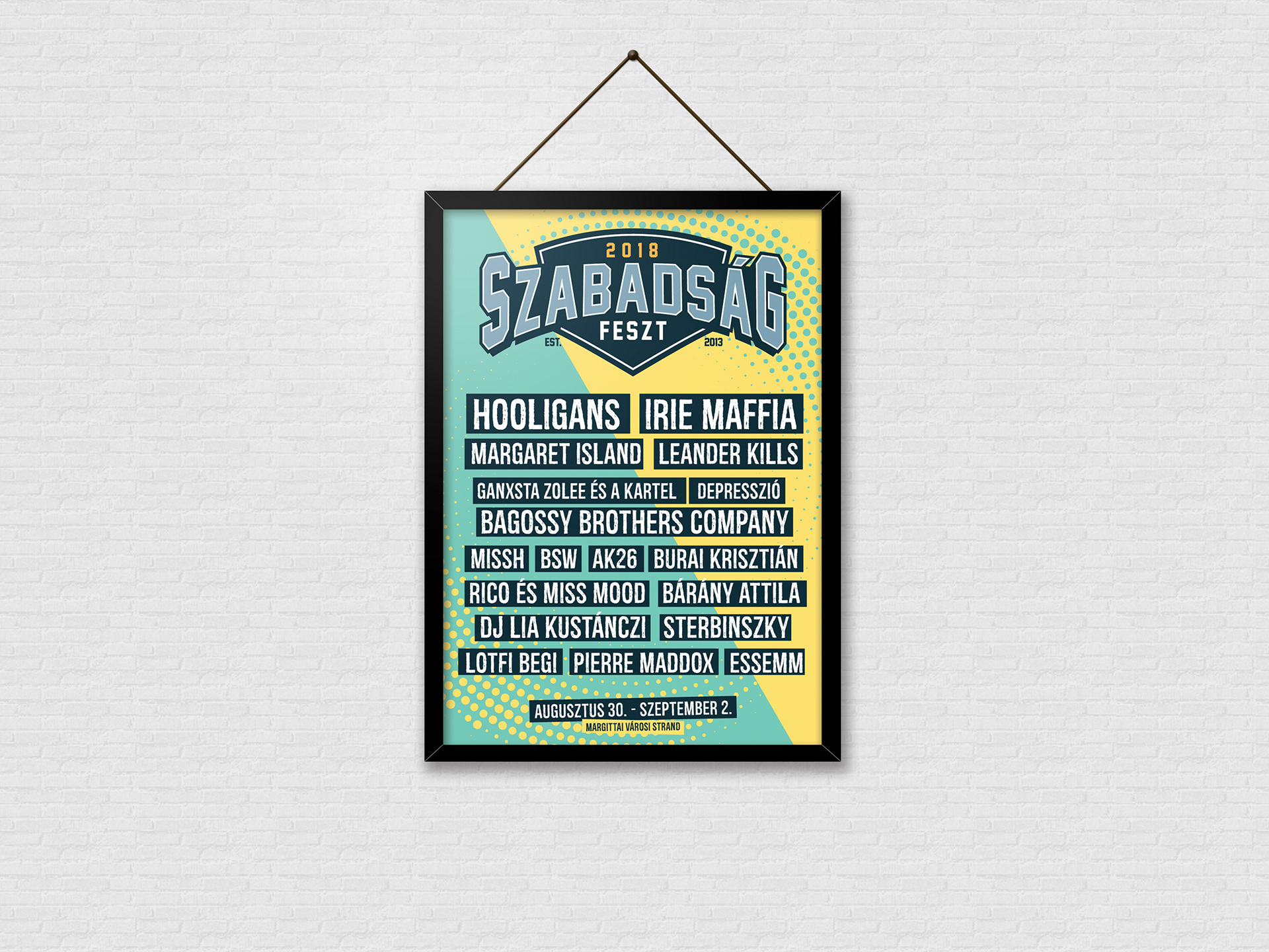 Szabadság Feszt 2018 plakát
