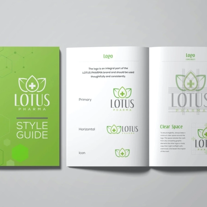 Lotus Pharma - Arculattervezés